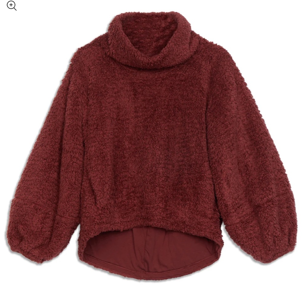 Burgundy lululemon Sherpa